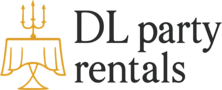 DL party rentals Logo
